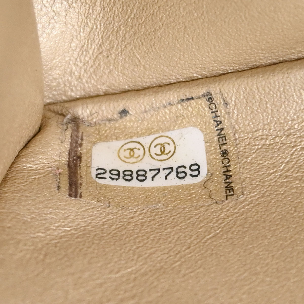 Chanel Black Lambskin 2way Handbag