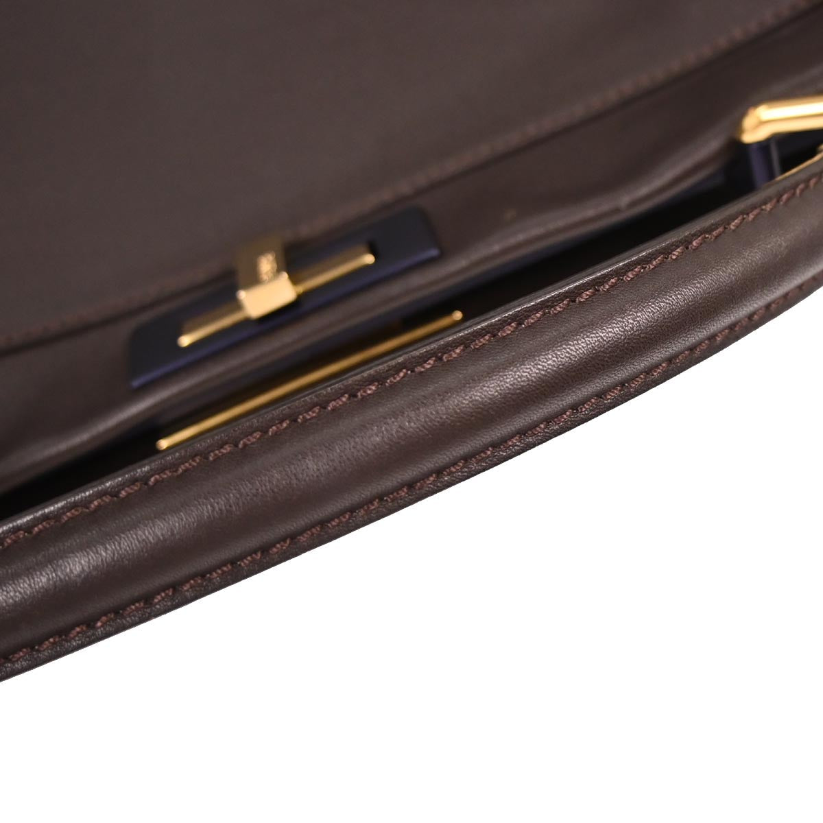 Fendi Brown Peekaboo 2way Shoulder Handbag