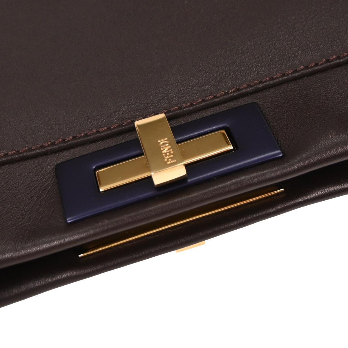 Fendi Brown Peekaboo 2way Shoulder Handbag