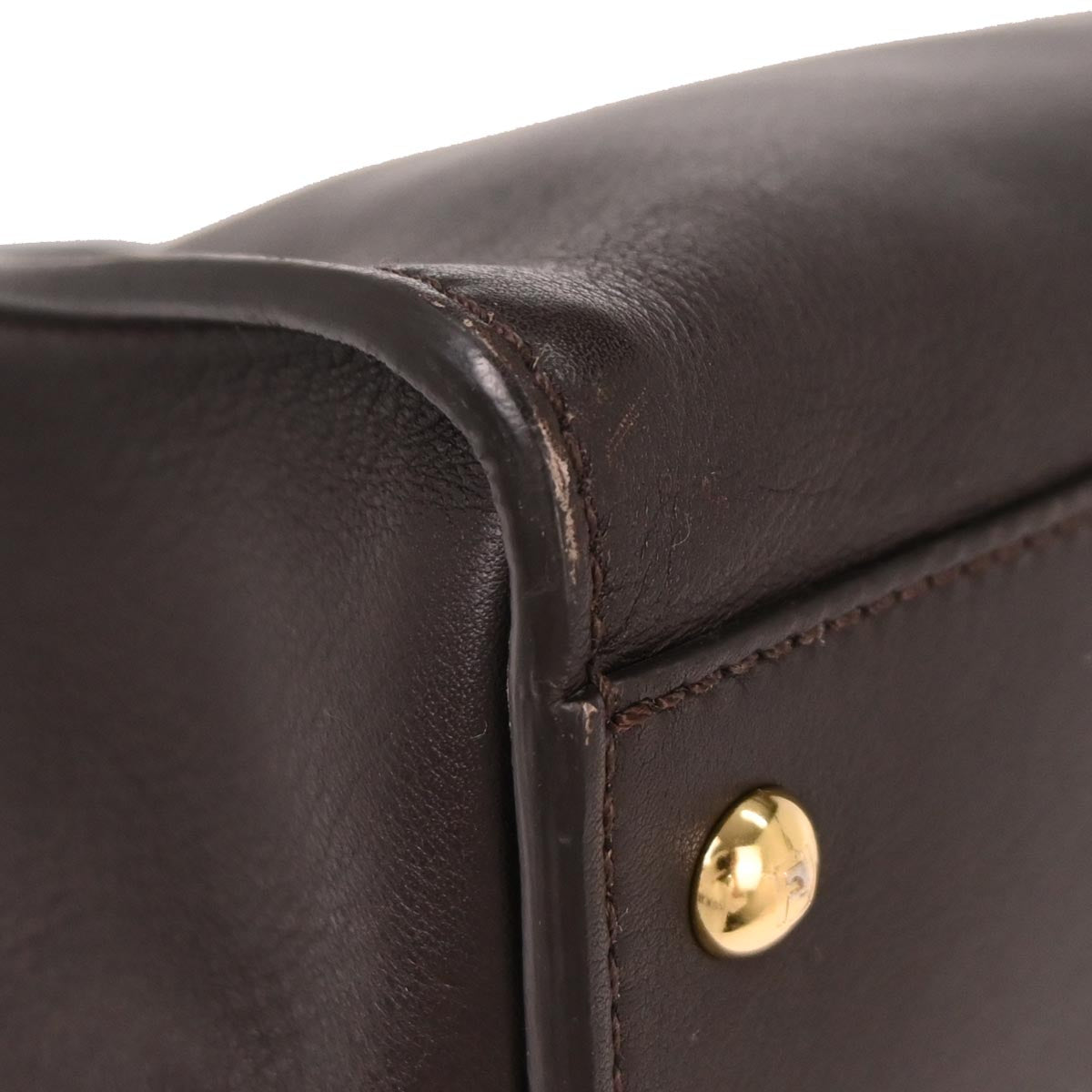 Fendi Brown Peekaboo 2way Shoulder Handbag