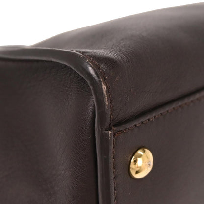 Fendi Brown Peekaboo 2way Shoulder Handbag