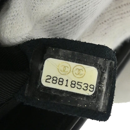 Boy Chanel Black Lambskin Chevron Medium Shoulder Bag