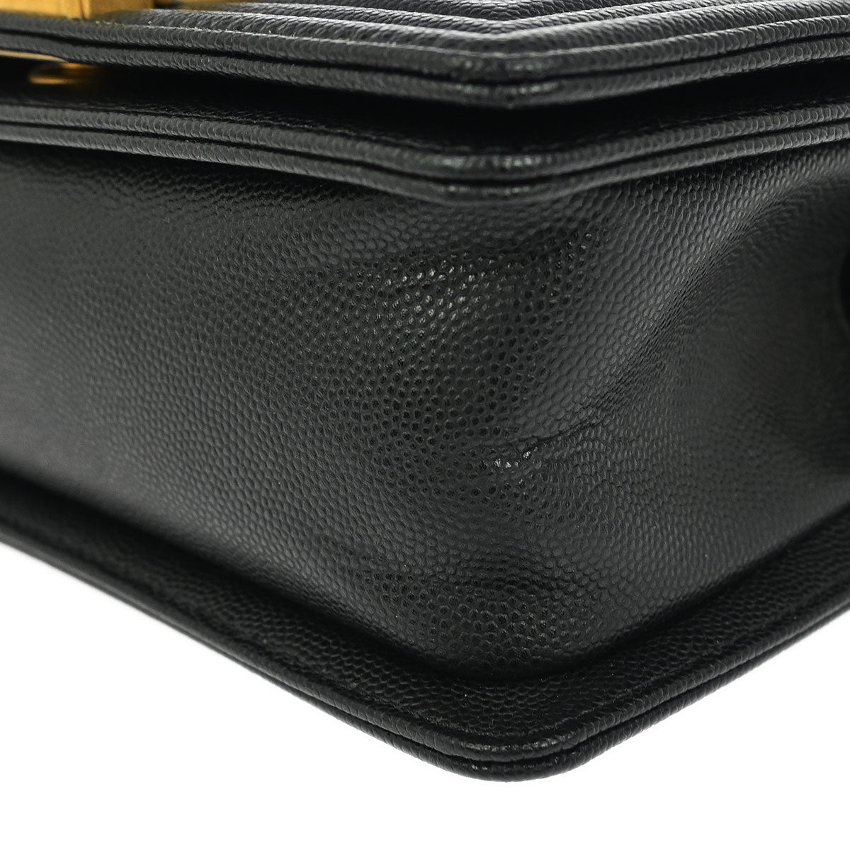 Boy Chanel Black Caviar Small Chain Shoulder Bag