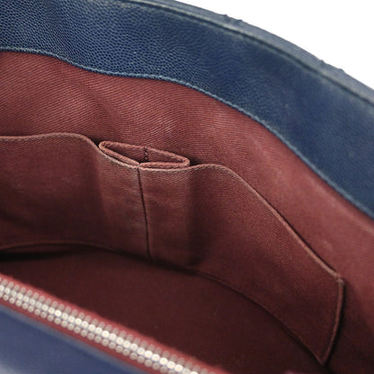 Chanel Navy Caviar Coco Handle 2way Shoulder Handbag