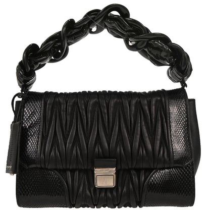 Miu Miu * Black Python Handbag