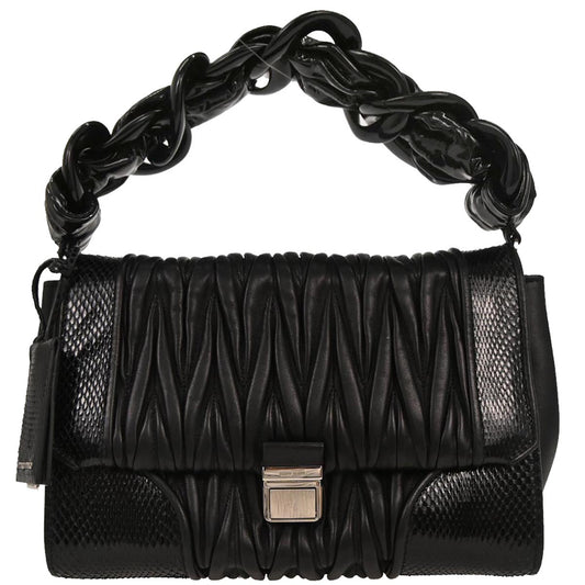 Miu Miu * Black Python Handbag