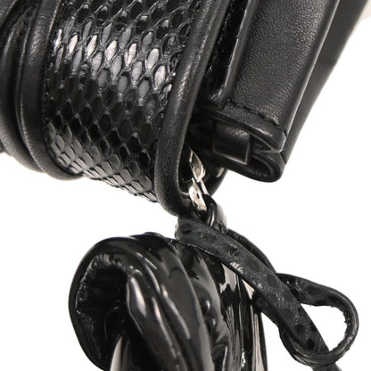 Miu Miu * Black Python Handbag
