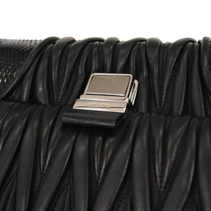 Miu Miu * Black Python Handbag