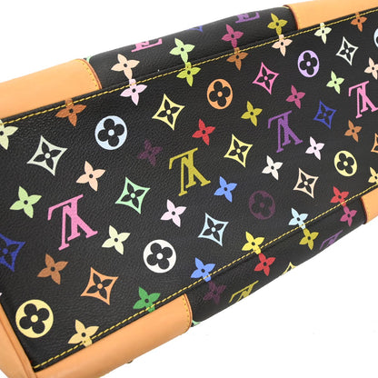 Louis Vuitton Black Monogram Multicolor Claudia Handbag M40194