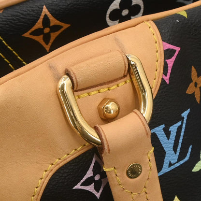 Louis Vuitton Black Monogram Multicolor Claudia Handbag M40194