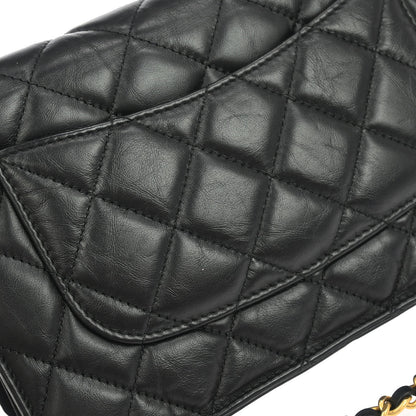 Chanel Black Calfskin Mademoiselle Lock Icon WOC Wallet on Chain