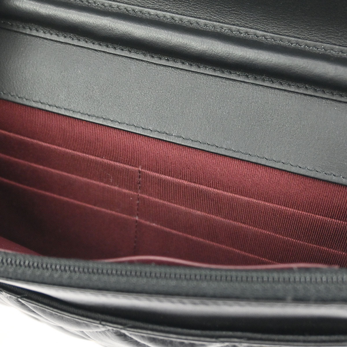 Chanel Black Calfskin Mademoiselle Lock Icon WOC Wallet on Chain