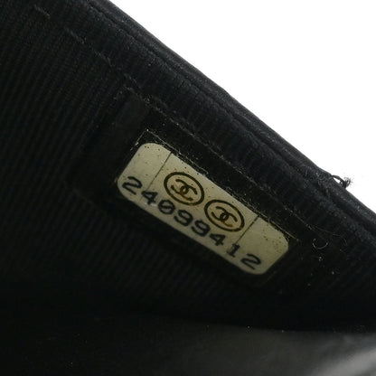 Chanel Black Calfskin Mademoiselle Lock Icon WOC Wallet on Chain