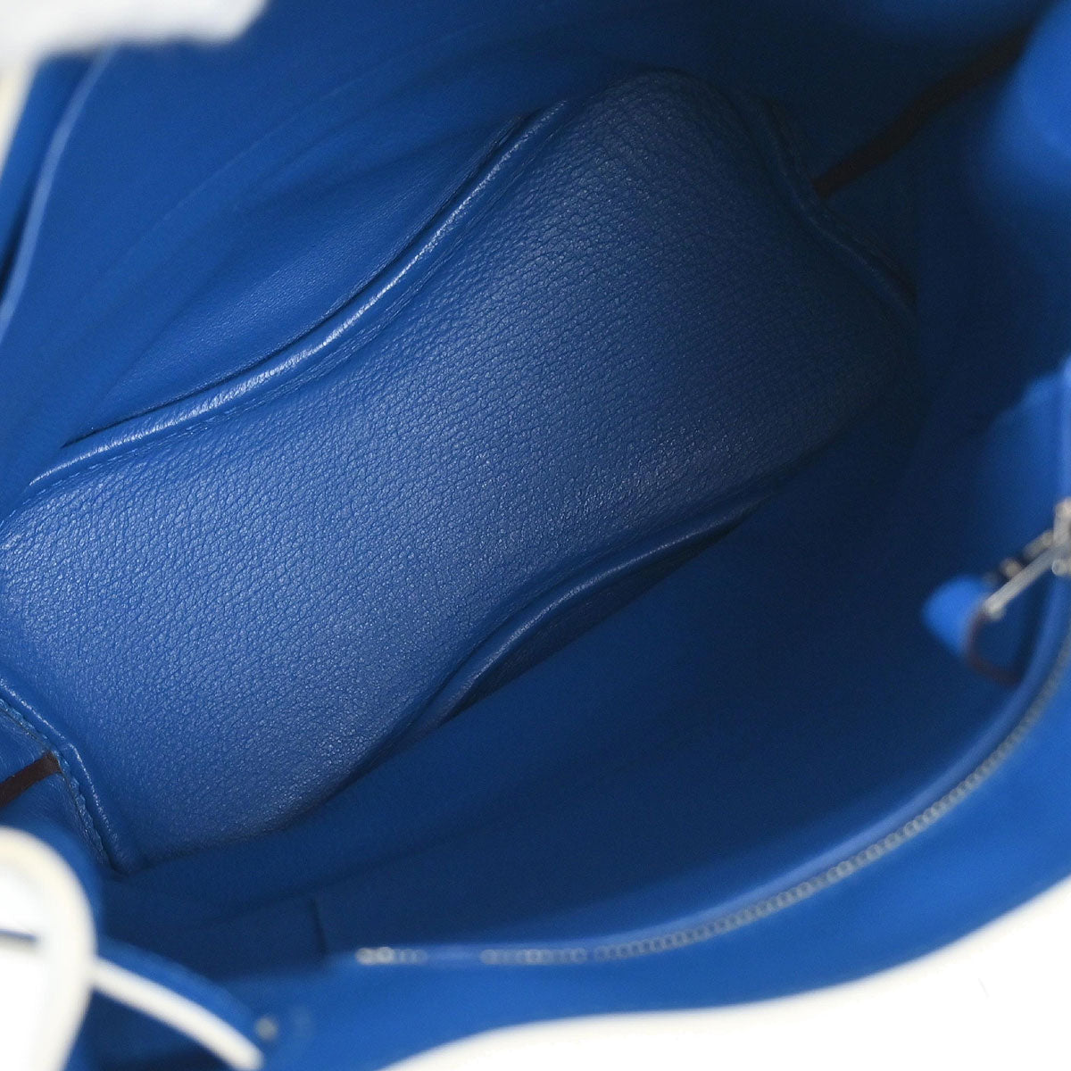 Hermes White Mykonos Taurillon Clemence So Kelly 22 Shoulder Bag