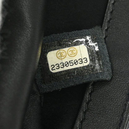 Chanel Black Sequins Single Flap Shoulder Bag