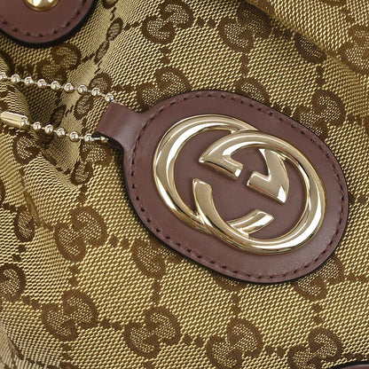 Gucci Beige GG Sukey 2way Handbag