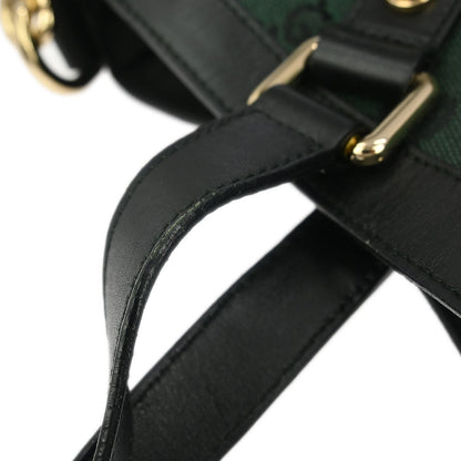 Gucci Green Canvas GG Hobo 2way Shoulder Handbag