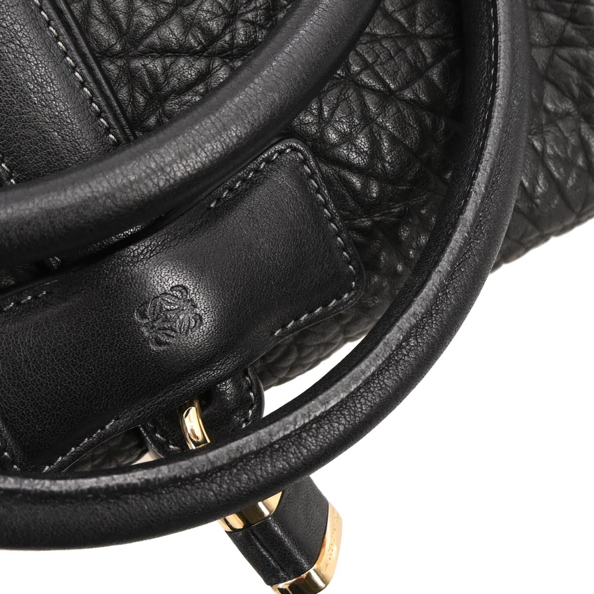 Loewe Black Leather Handbag