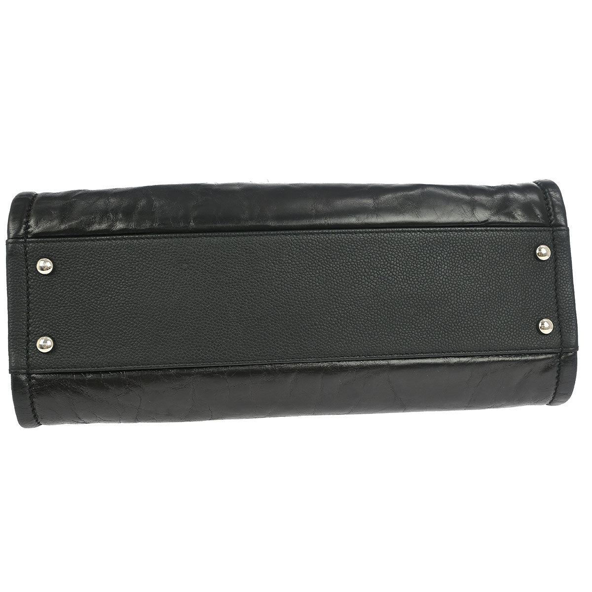 Chanel Black Calfskin Small Deauville Tote Bag