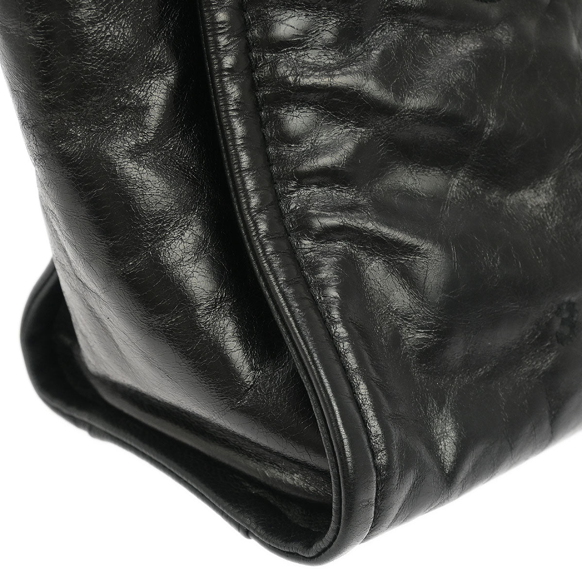 Chanel Black Calfskin Small Deauville Tote Bag