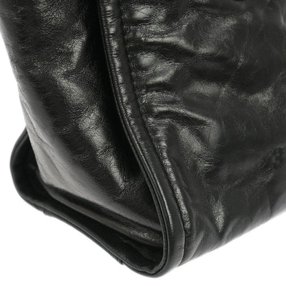 Chanel Black Calfskin Small Deauville Tote Bag