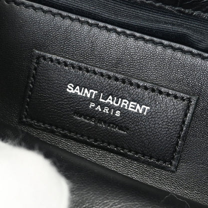 Saint Laurent * Black College 2way Shoulder Handbag