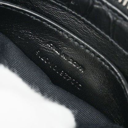 Saint Laurent * Black College 2way Shoulder Handbag