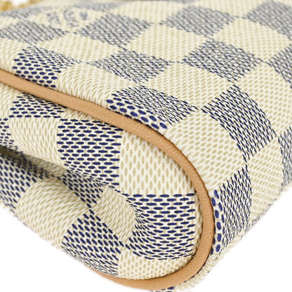 Louis Vuitton Damier Azur Eva 2way Shoulder Chain Handbag N55214