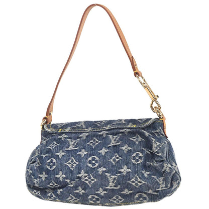 Louis Vuitton Blue Monogram Denim Mini Pleaty Handbag M95050