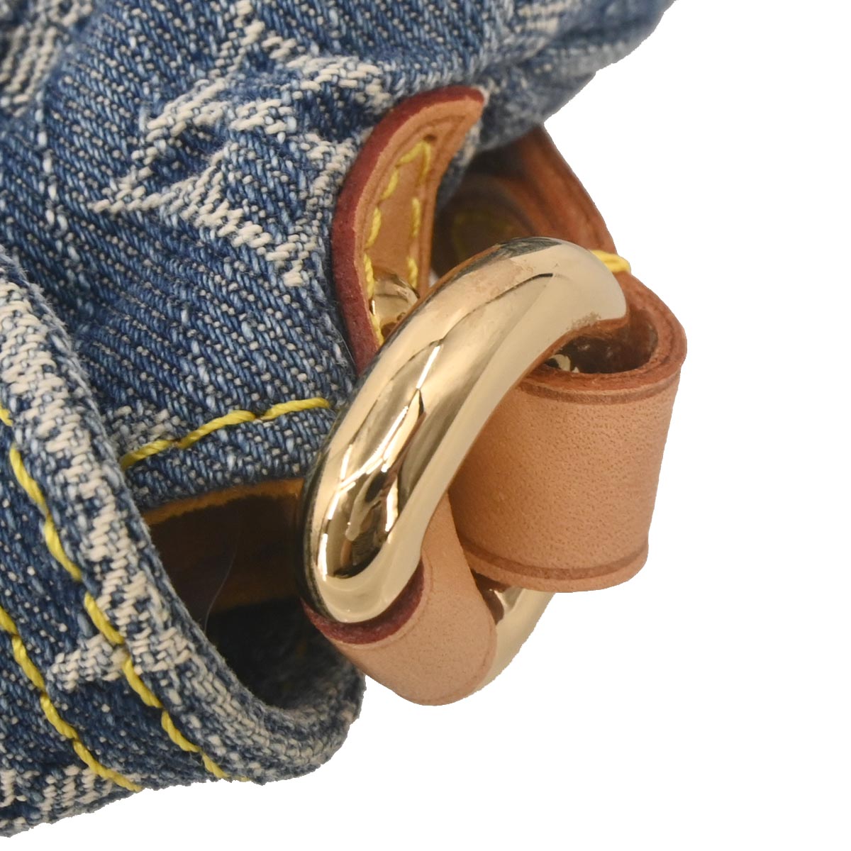 Louis Vuitton Blue Monogram Denim Mini Pleaty Handbag M95050