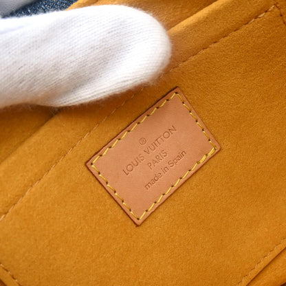 Louis Vuitton Blue Monogram Denim Mini Pleaty Handbag M95050