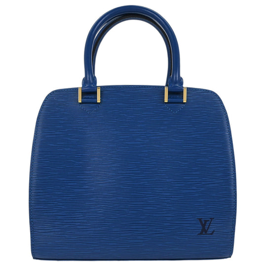 Louis Vuitton Blue Epi Pont Neuf Handbag M52055