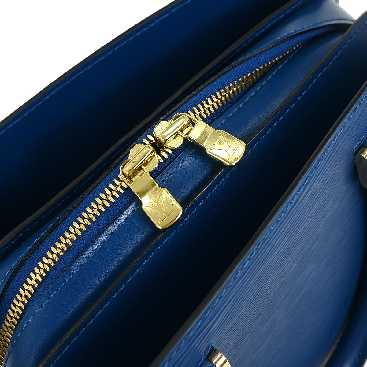 Louis Vuitton Blue Epi Pont Neuf Handbag M52055