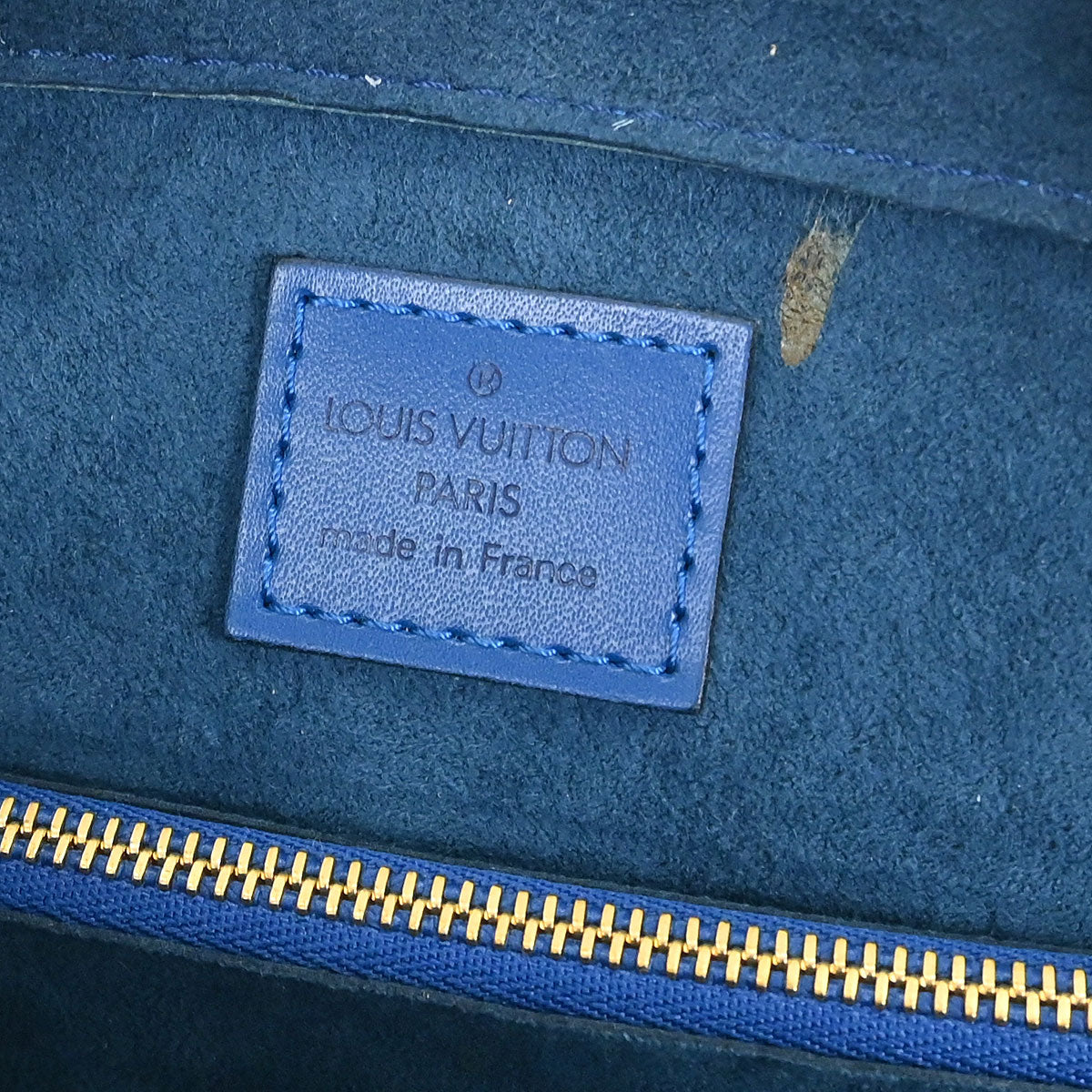 Louis Vuitton Blue Epi Pont Neuf Handbag M52055