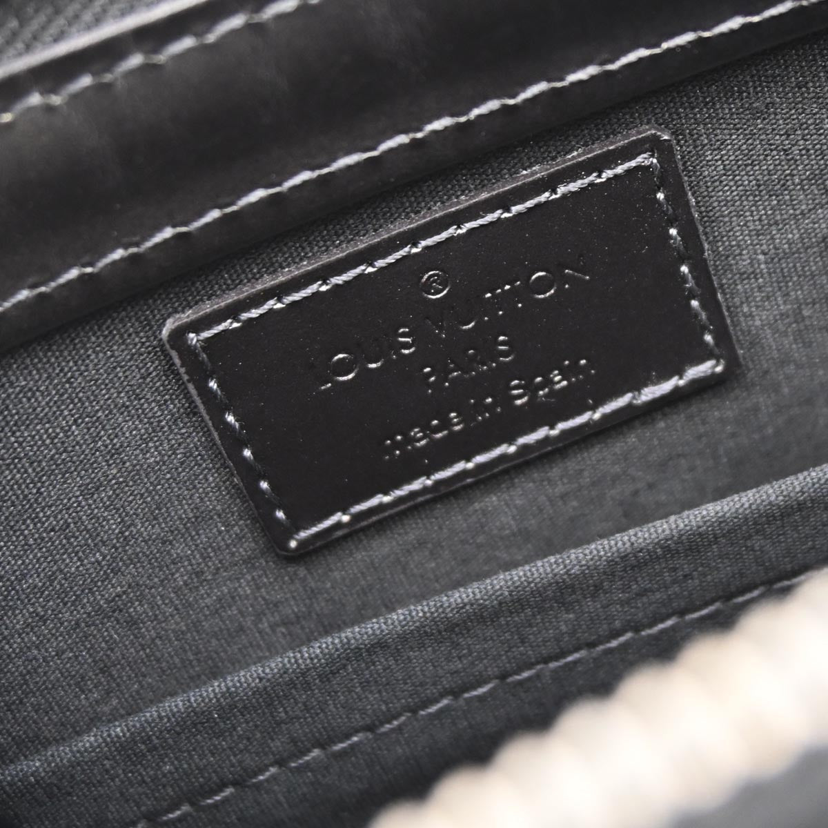 Louis Vuitton Black Monogram Mat Alston Shoulder Bag M55122