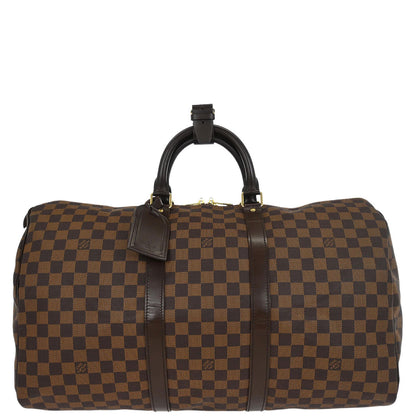 Louis Vuitton Damier Keepall 50 Travel Duffle Handbag N41427
