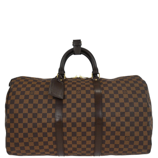 Louis Vuitton Damier Keepall 50 Travel Duffle Handbag N41427