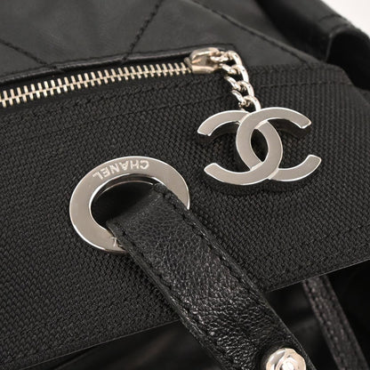 Chanel Black Leather Paris-Biarritz Tote Handbag
