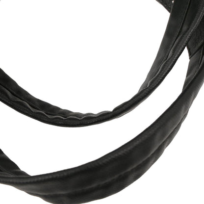 Chanel Black Leather Paris-Biarritz Tote Handbag