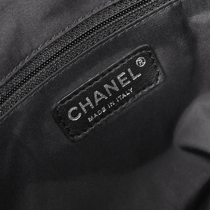 Chanel Black Leather Paris-Biarritz Tote Handbag