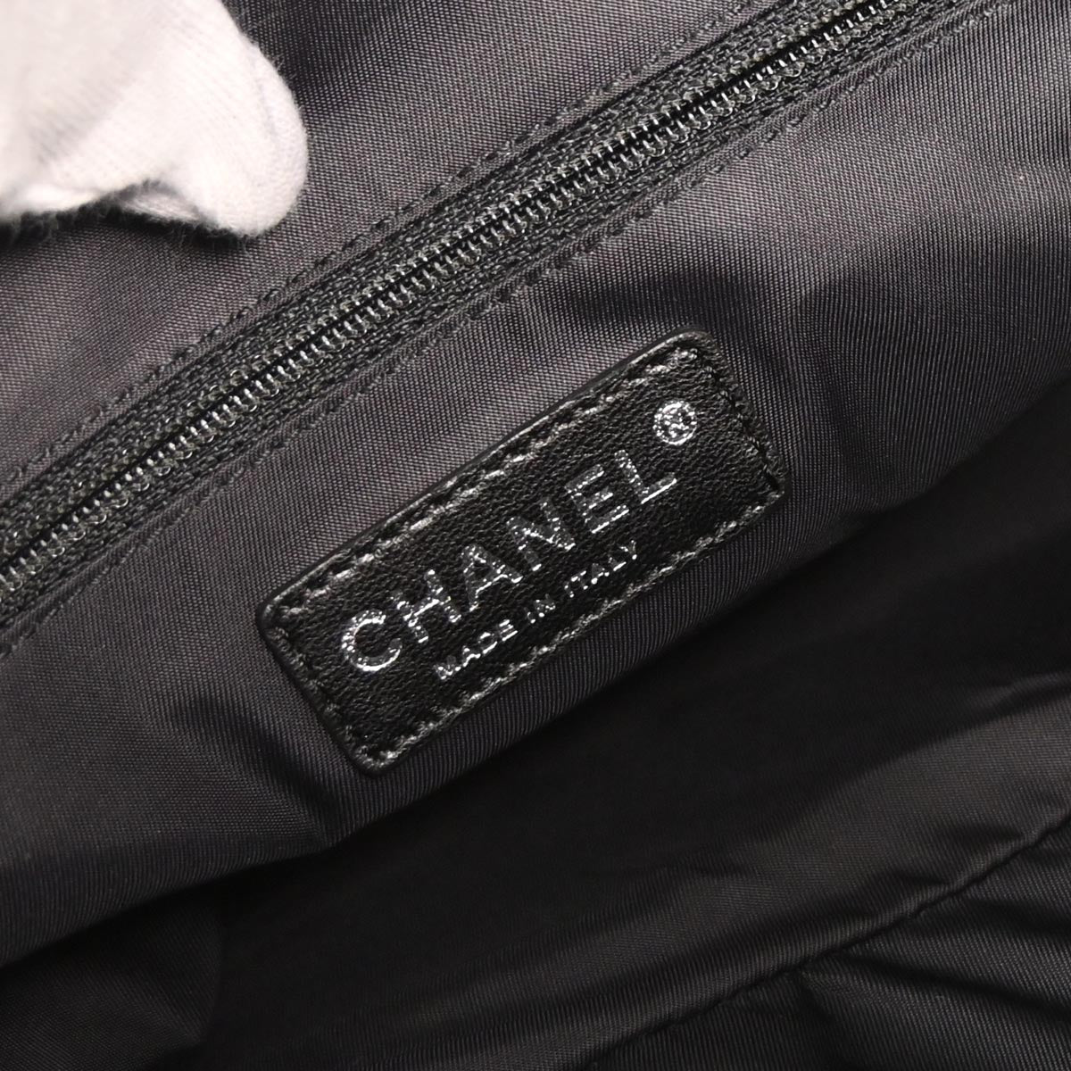 Chanel Black Leather Paris-Biarritz Bowling Bag