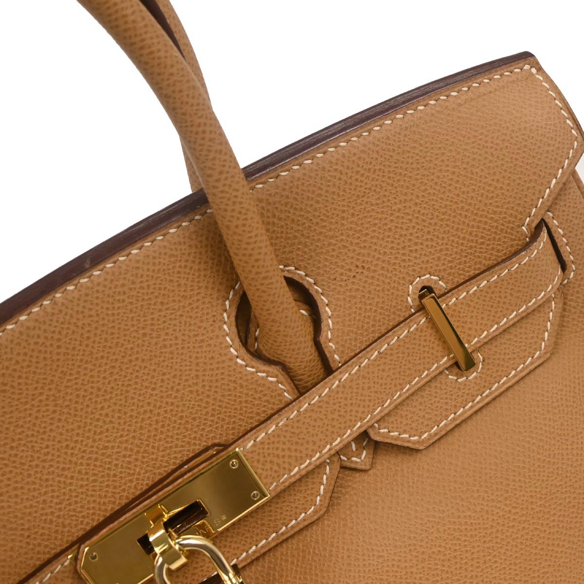 Hermes Natural Epsom Birkin 30 Handbag