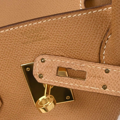 Hermes Natural Epsom Birkin 30 Handbag