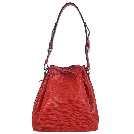 Louis Vuitton Red Epi Petite Noe Shoulder Bag M44107