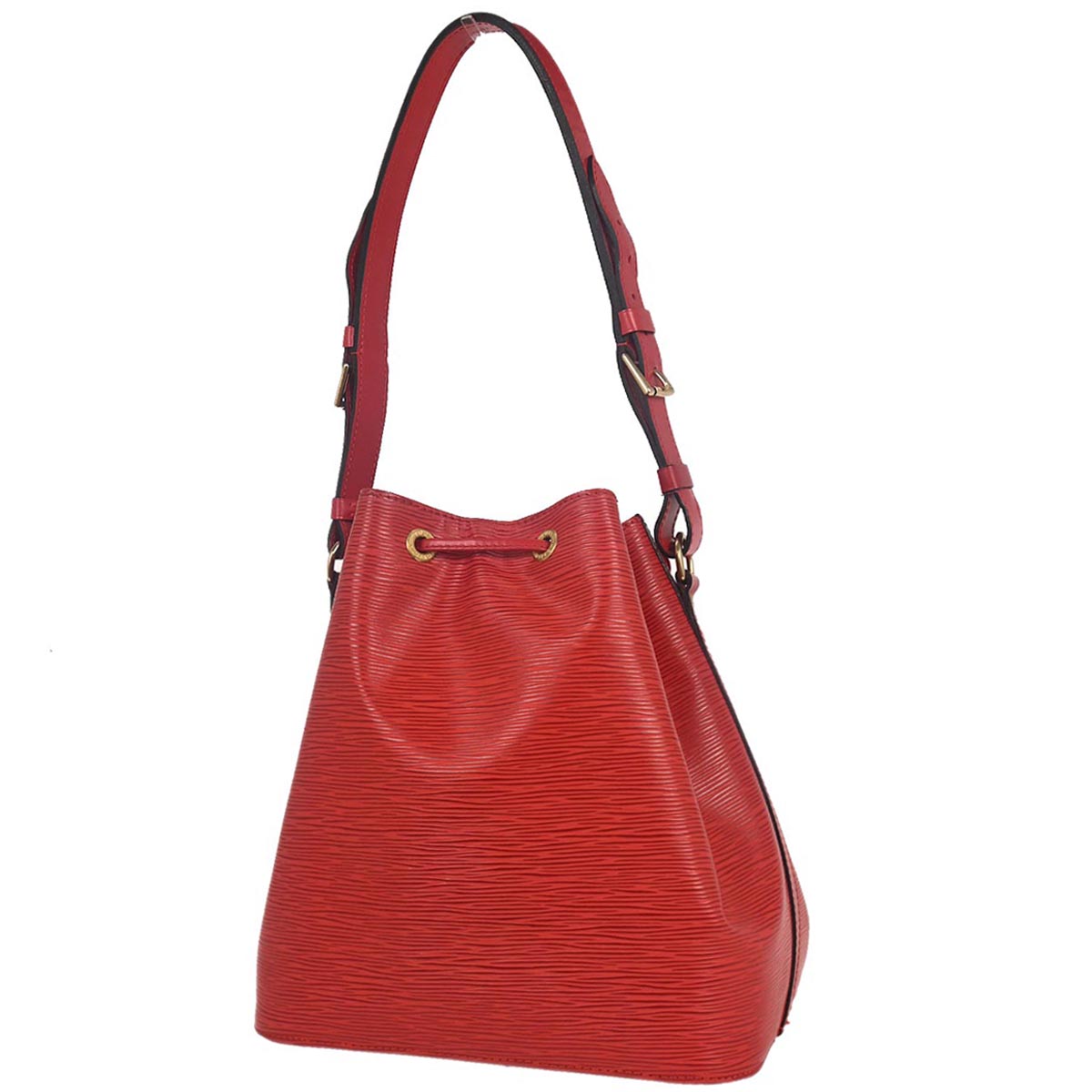 Louis Vuitton Red Epi Petite Noe Shoulder Bag M44107