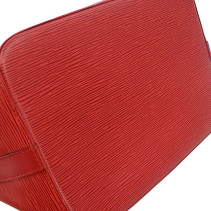 Louis Vuitton Red Epi Petite Noe Shoulder Bag M44107