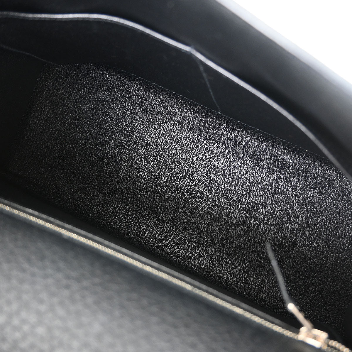 Hermes Fjord Black Kelly 32 Sellier 2way Shoulder Handbag