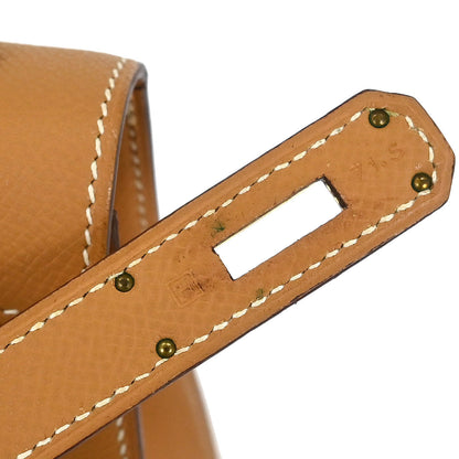 Hermes Natural Epsom Kelly 32 Sellier 2way Shoulder Handbag