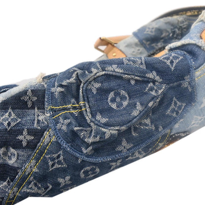 Louis Vuitton Blue Monogram Denim Patchwork Bowly Handbag M95376