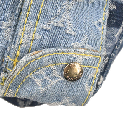 Louis Vuitton Blue Monogram Denim Patchwork Bowly Handbag M95376